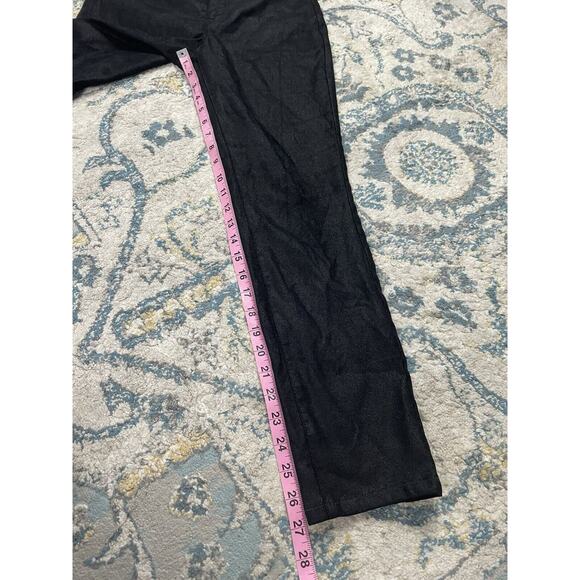 NYDJ ALINA SKINNY BLACK PANTS JEGGINGS SIZE 2 - Picture 4 of 9